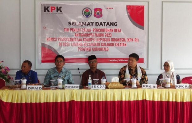 DESA LAMAHU, BULANGO SELATAN DI DATANGI KPK RI.